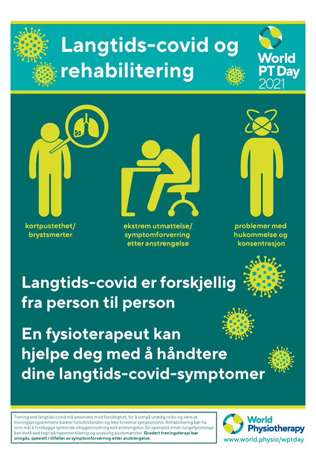 Image for World PT Day 2021 Poster 1 in Norwegian