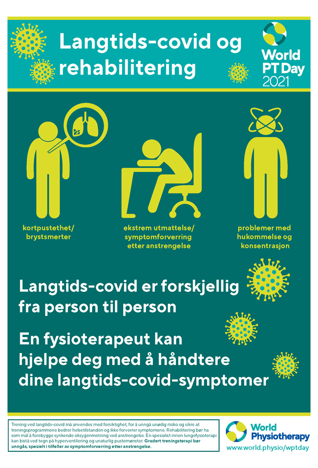 Image for World PT Day 2021 Poster 1 in Norwegian
