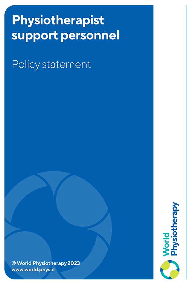 Policy statement cover thumbnail: Physiotherapist support personnel