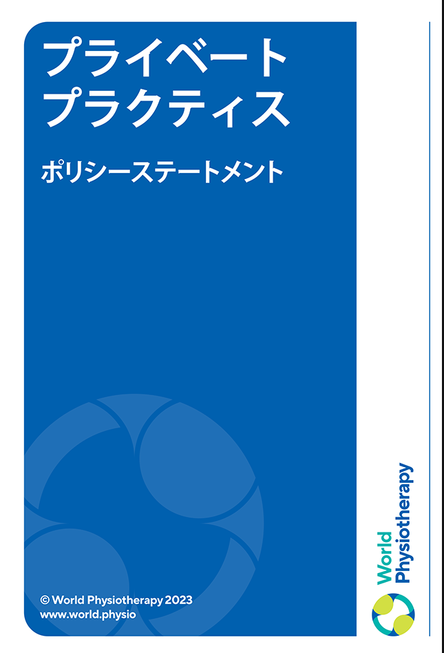 Policy statement cover thumbnail: Private practice (in Japanese)