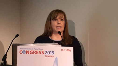 Kara Patterson speaking at Congress 2019