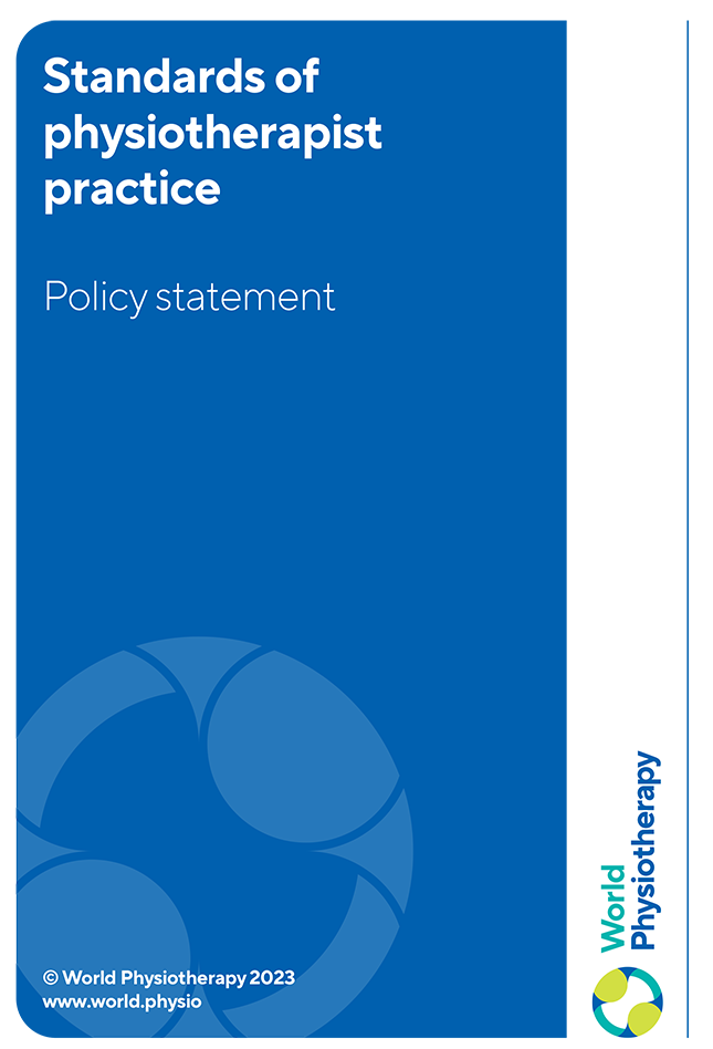 Policy statement cover thumbnail: Standards of physiotherapist practice