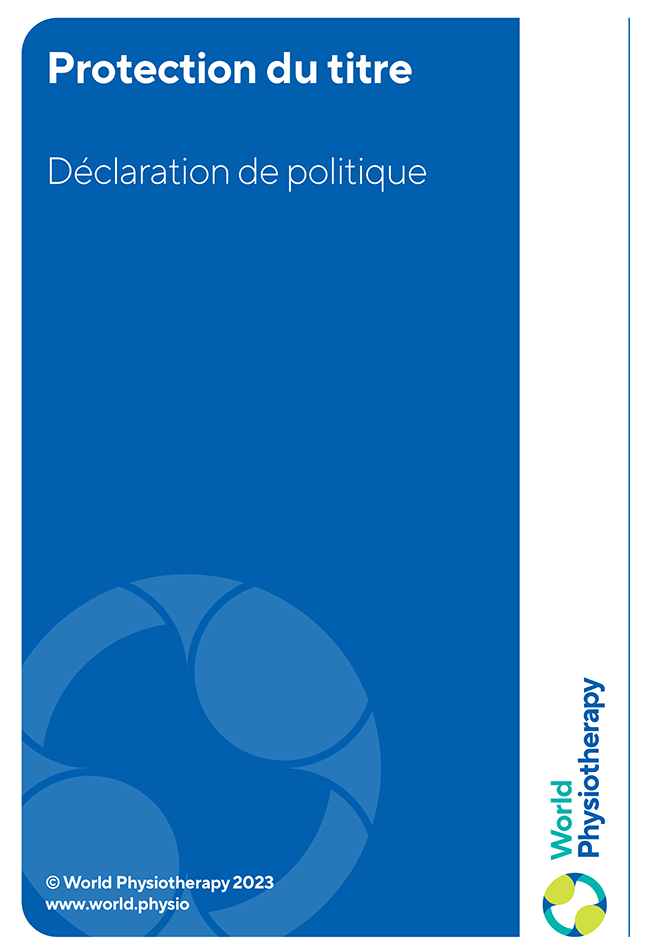 policy statement: protection of title (French)