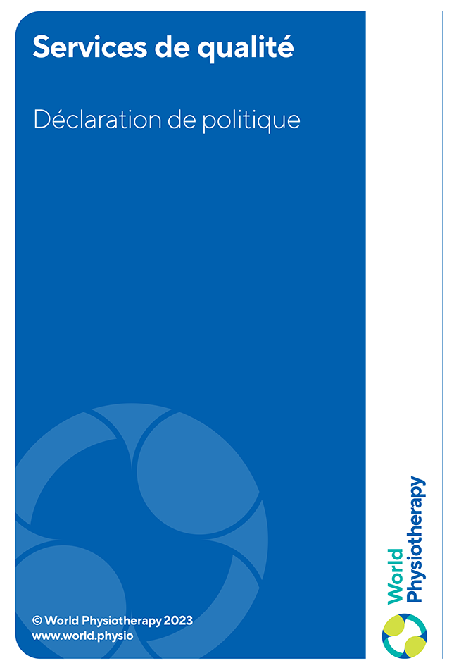 policy statement: quality services (French)