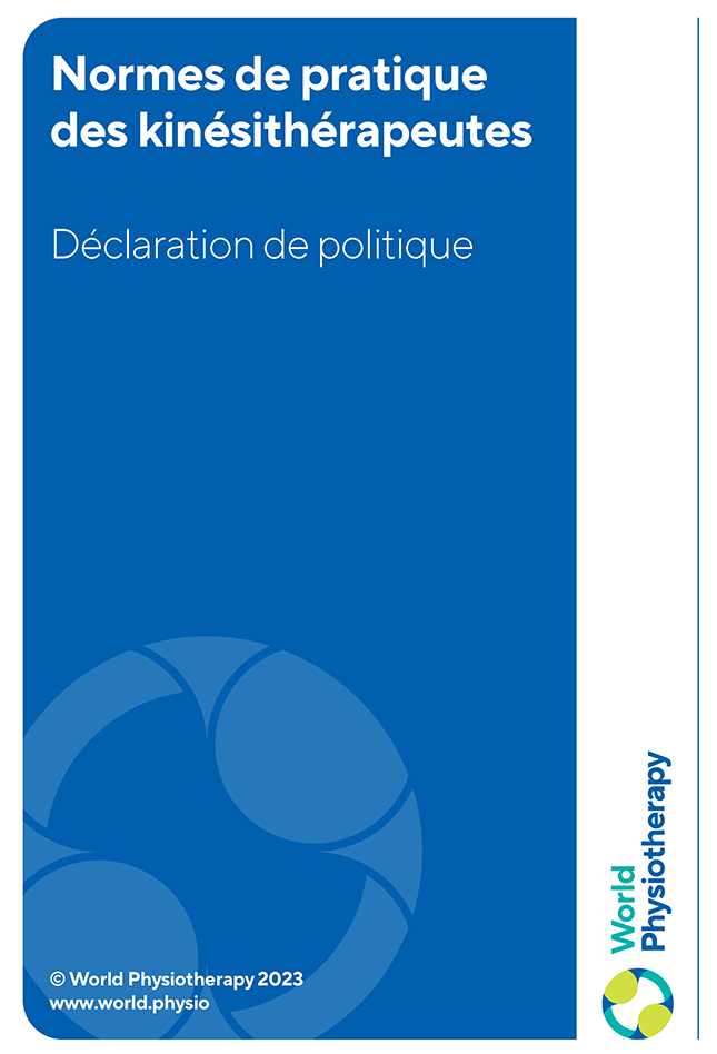 policy statement: standards of physiotherapy practice (French)