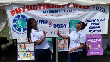 World PT Day 2020 at the Savanna-La-Mar physiotherapy department